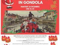 BABBO NATALE ARRIVA IN GONDOLA