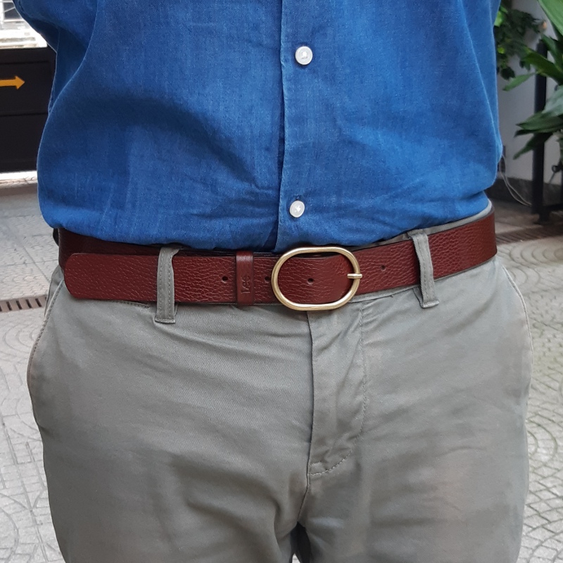 WIDE LEATHER BELT